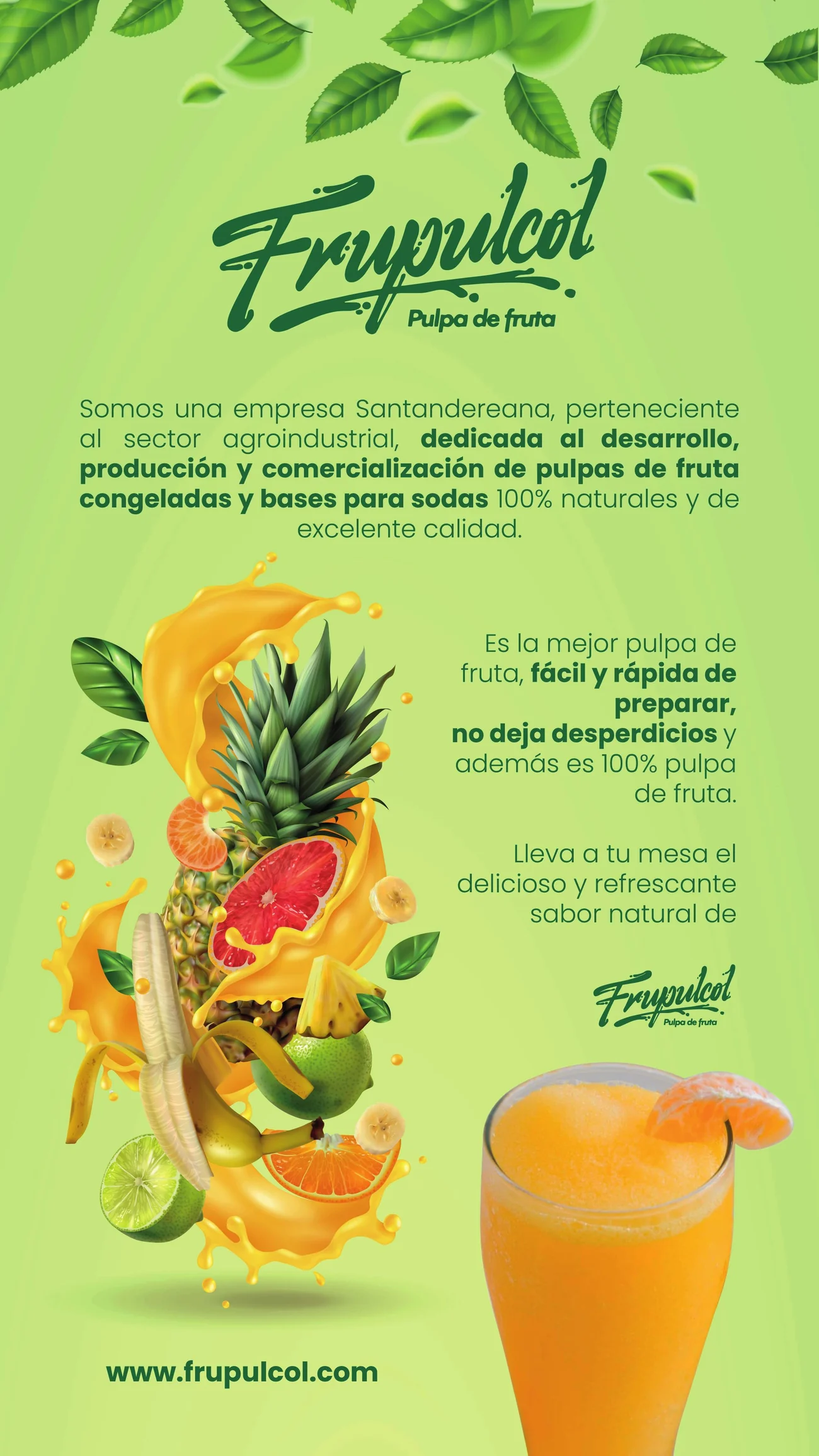 Presentación de empresa Frupulcol pulpa de fruta