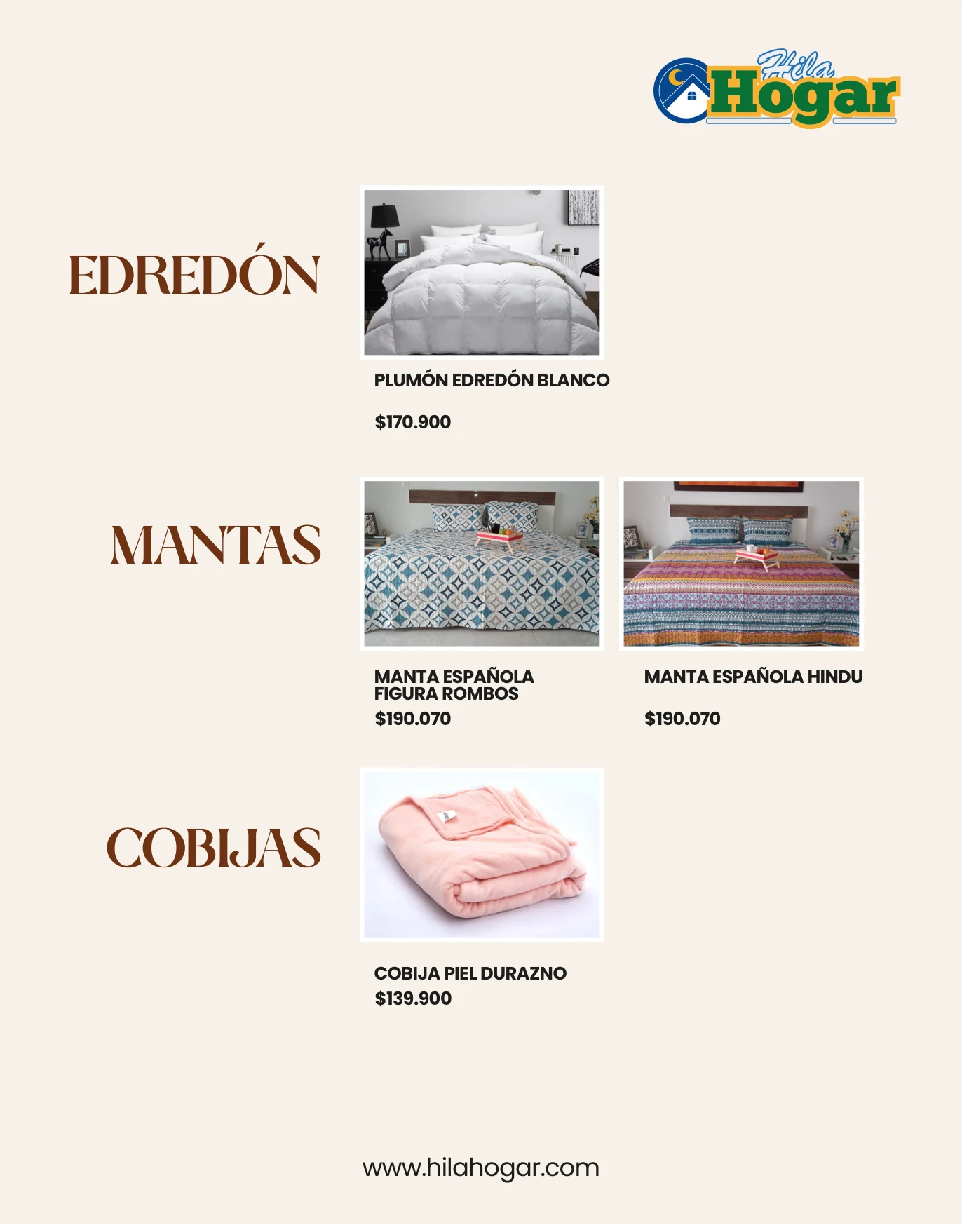 Página 9 del catálogo Hila Hogar