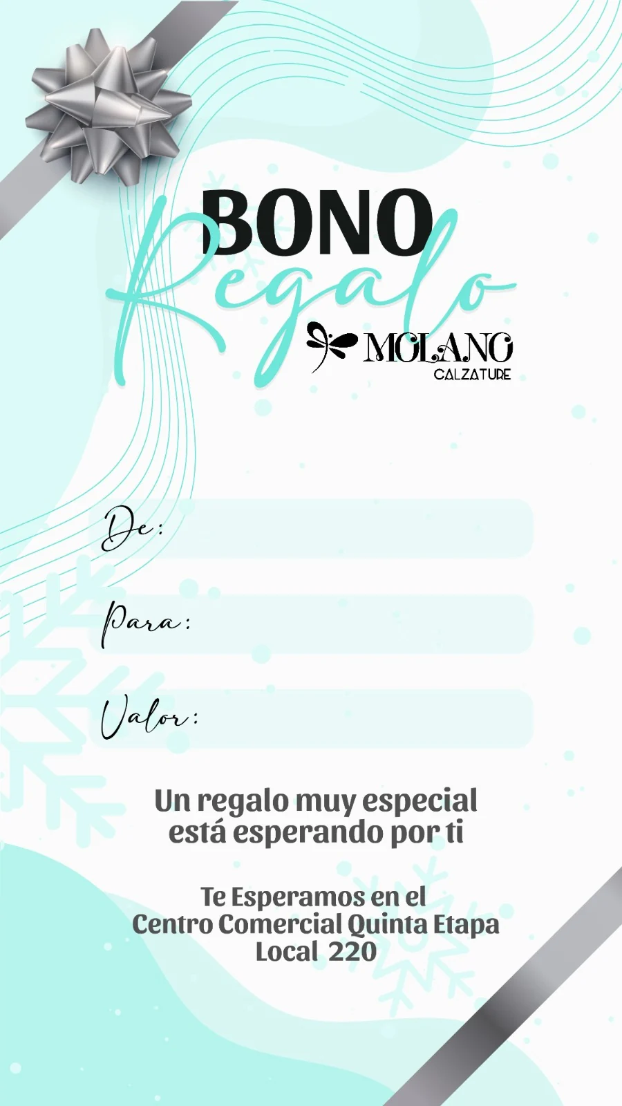 Bono regalo MCLANG Calzature