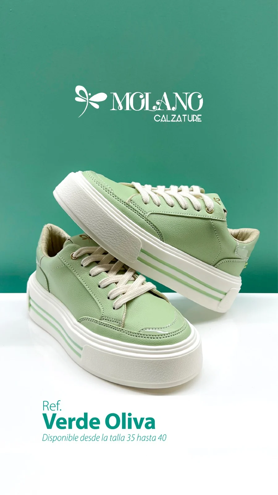 Tenis MCLANG referencia Verde Oliva