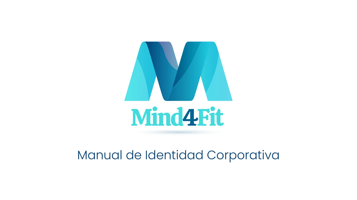 Página 1 del manual de identidad corporativa Mind4Fit