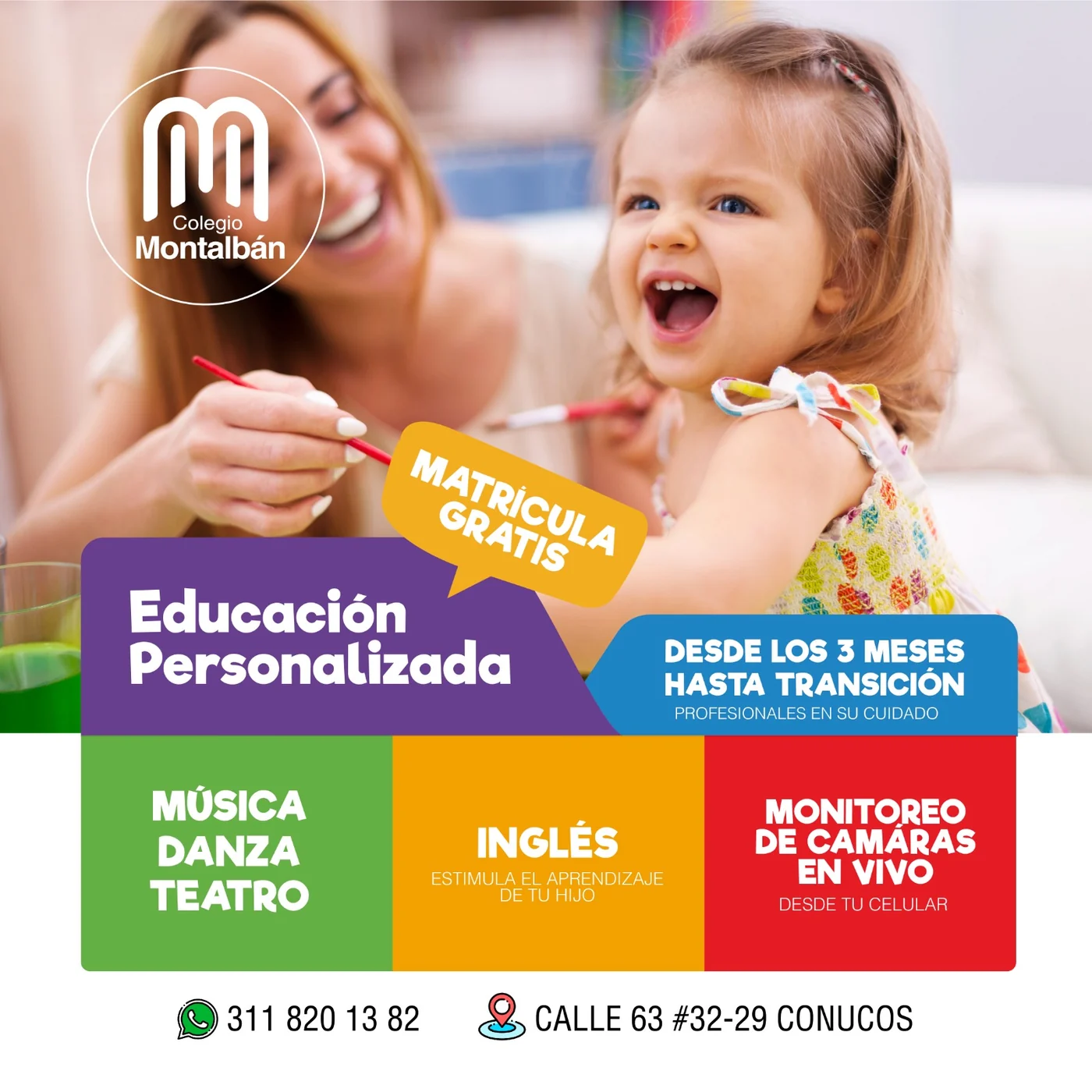 Pieza Colegio Montalbán educación personalizada