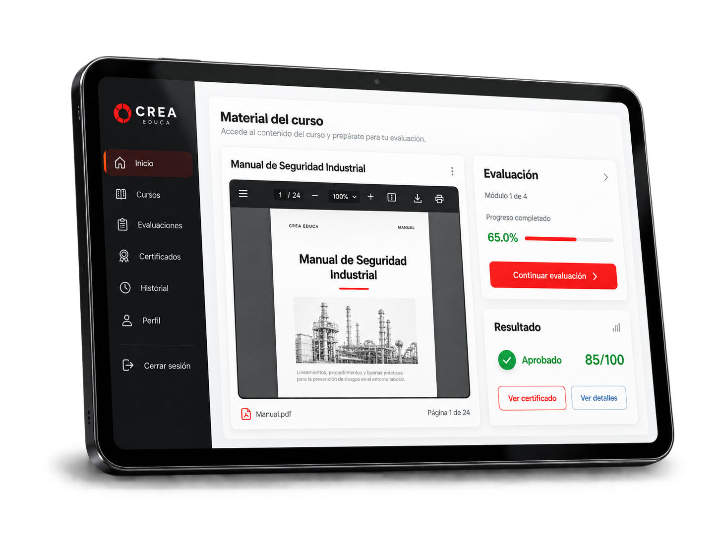 CREA Plataforma Educativa